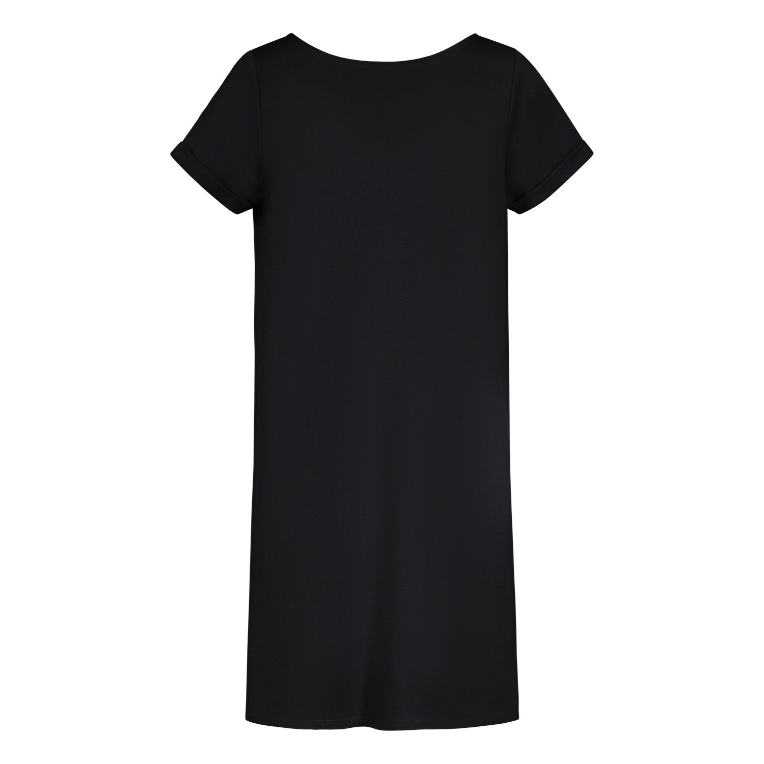 Plain black hot sale tshirt dress