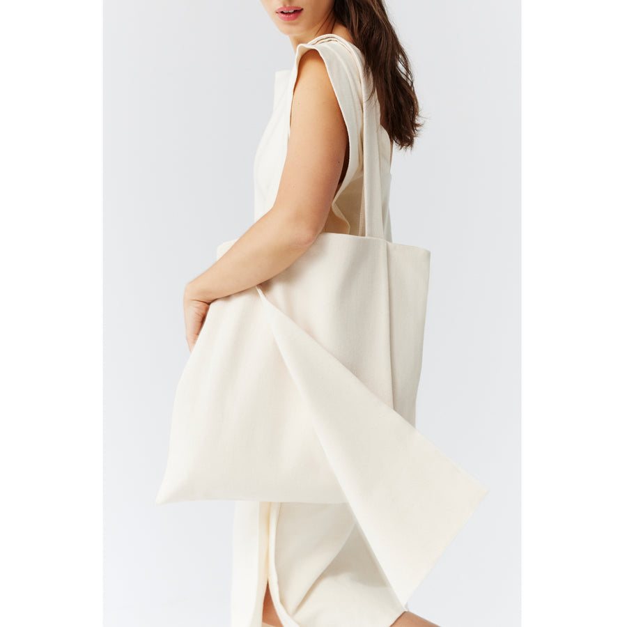 The Row Small Bindle Mesh Bag in Natural