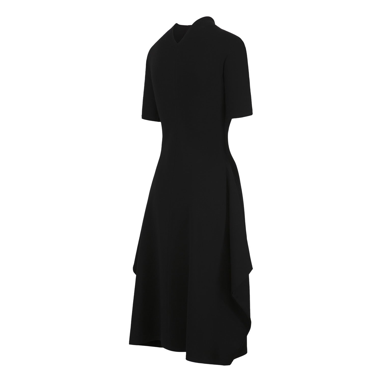 K224 - BLACK | sculptured silhouette dress – Elisa C-Rossow